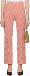 High Sport Orange & White Charlie Trousers