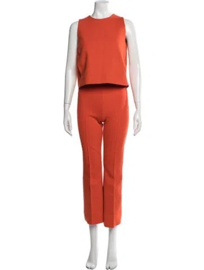 Pre-owned High Sport Pant Set In Orange