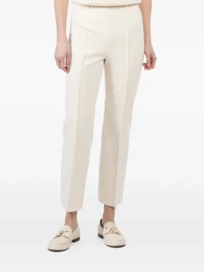 High Sport Patterned Trousers In White