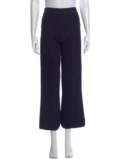Pre-owned High Sport Patterned Wide Leg Pants In Blue