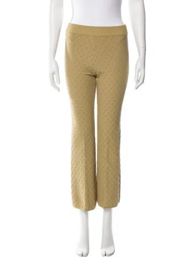 Pre-owned High Sport Printed Wide Leg Pants In Neutral