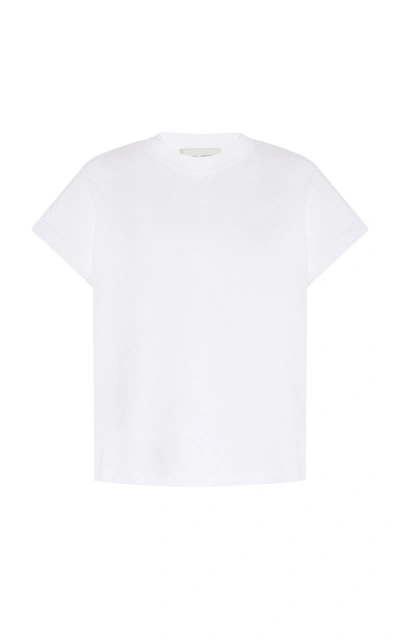 High Sport Raff Cotton-blend Knit T-shirt In White