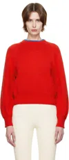 High Sport Red Lara Sweater In 600 Red