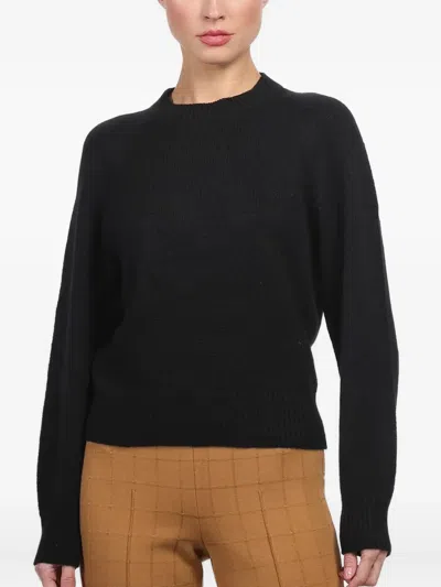 High Sport Ribbed-trim Sweater In Black