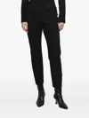 High Sport Seam-detail Trousers In Black