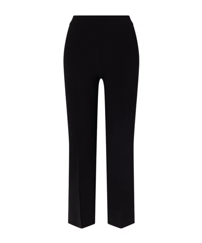 High Sport Seam-detail Trousers In Black