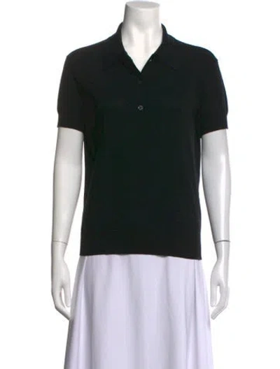 Pre-owned High Sport Short Sleeve Polo In Black