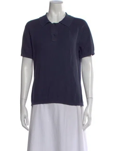 Pre-owned High Sport Short Sleeve Polo In Blue