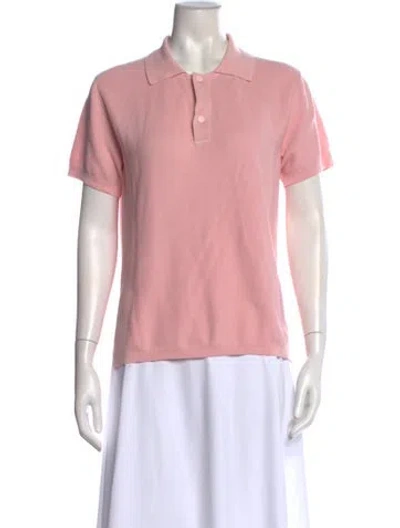 Pre-owned High Sport Short Sleeve Polo In Pink