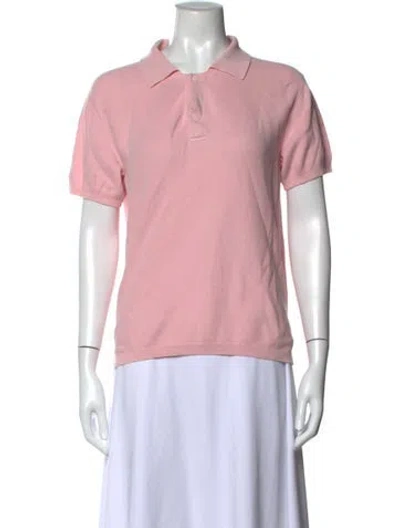 Pre-owned High Sport Short Sleeve Polo In Pink