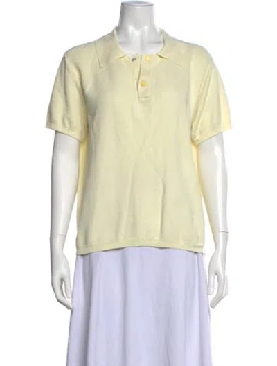 Pre-owned High Sport Short Sleeve Polo In Yellow