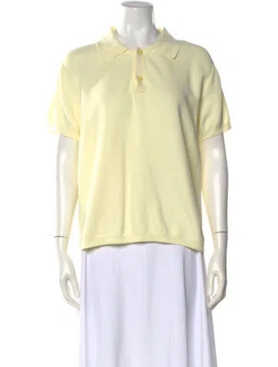 Pre-owned High Sport Short Sleeve Polo In Yellow