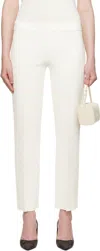 High Sport Ssense Exclusive Bridal Capsule Nsfw Julep Trousers In Ivory