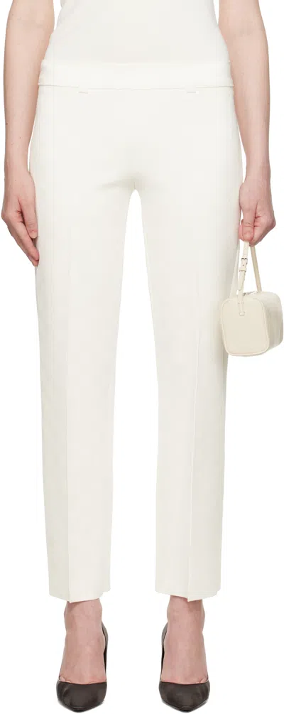 High Sport Ssense Exclusive Bridal Capsule Nsfw Julep Trousers In Ivory