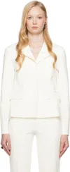 High Sport Ssense Exclusive Bridal Capsule Nsfw Lola Blazer In Ivory