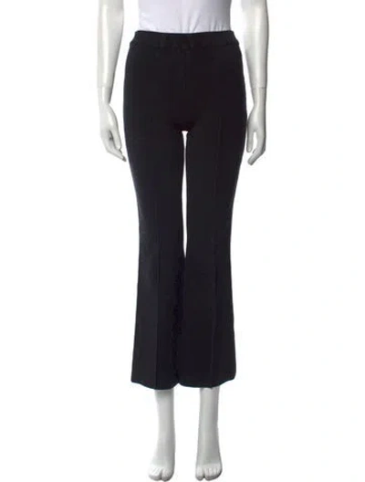 Pre-owned High Sport Straight Leg Pants In Black