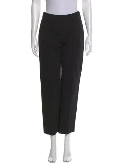 Pre-owned High Sport Straight Leg Pants In Black