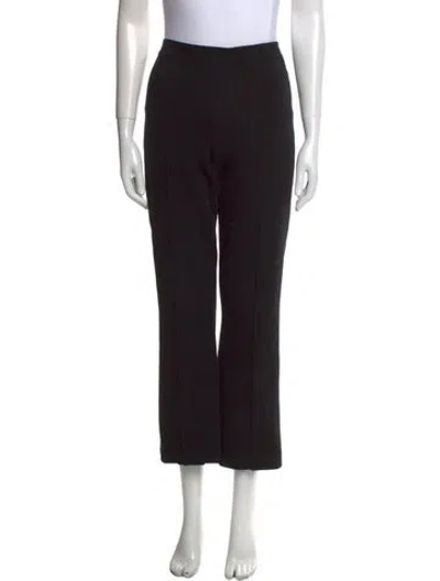 Pre-owned High Sport Straight Leg Pants In Black