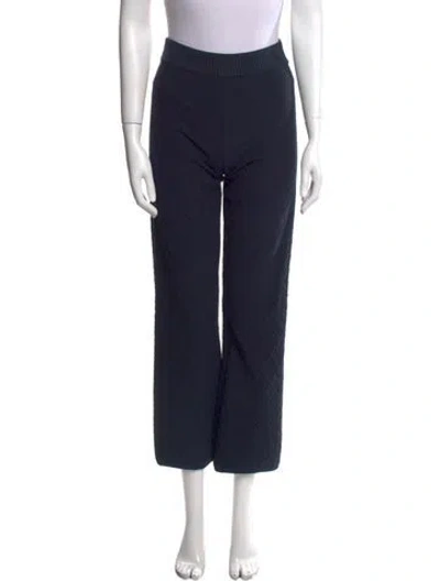 Pre-owned High Sport Straight Leg Pants In Black