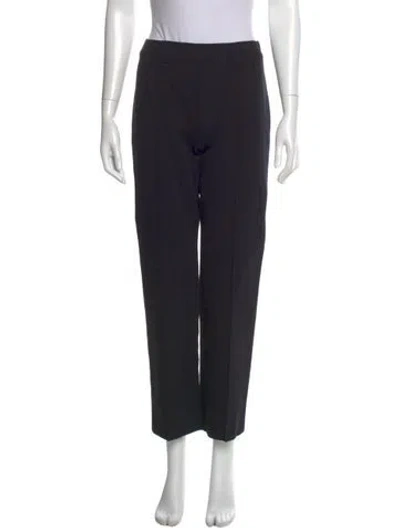 Pre-owned High Sport Straight Leg Pants In Black