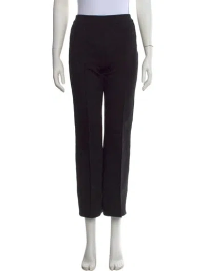 Pre-owned High Sport Straight Leg Pants In Black