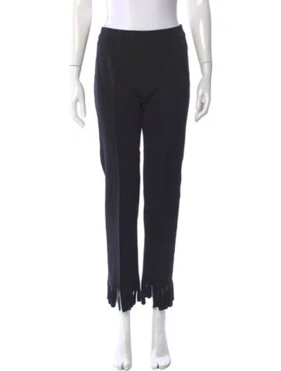 Pre-owned High Sport Straight Leg Pants In Black