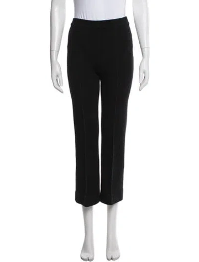 Pre-owned High Sport Straight Leg Pants In Black