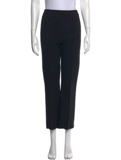 Pre-owned High Sport Straight Leg Pants In Black