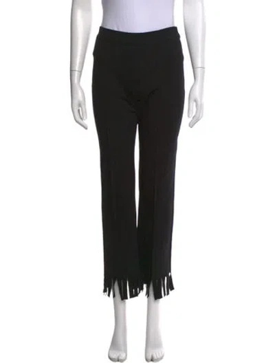 Pre-owned High Sport Straight Leg Pants In Black