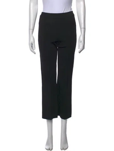 Pre-owned High Sport Straight Leg Pants In Black