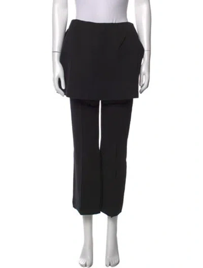 Pre-owned High Sport Straight Leg Pants In Black