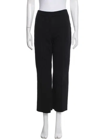 Pre-owned High Sport Straight Leg Pants In Black