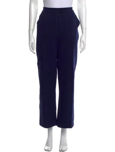 Pre-owned High Sport Straight Leg Pants In Blue