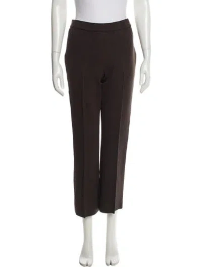 Pre-owned High Sport Straight Leg Pants In Brown