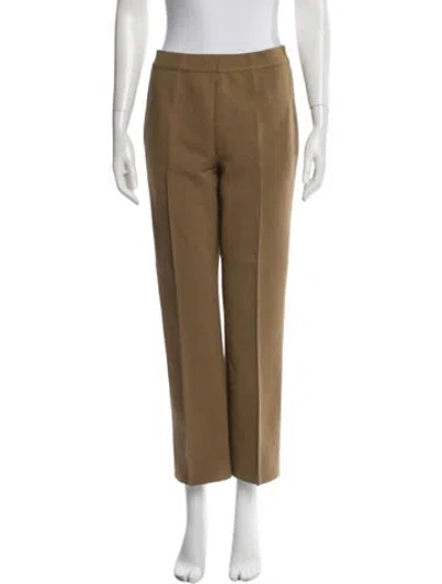 Pre-owned High Sport Straight Leg Pants In Brown