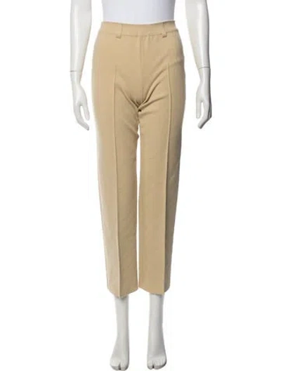 Pre-owned High Sport Straight Leg Pants In Neutral
