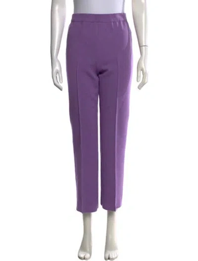 Pre-owned High Sport Straight Leg Pants In Purple