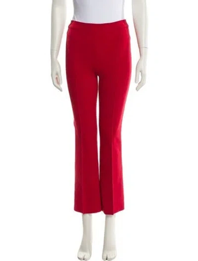 Pre-owned High Sport Straight Leg Pants In Red