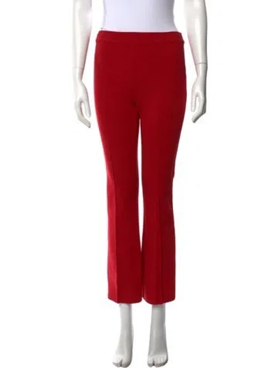 Pre-owned High Sport Straight Leg Pants In Red