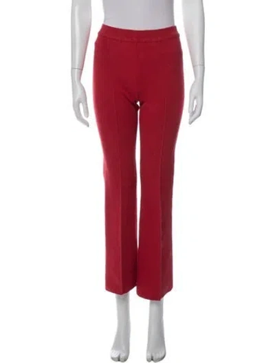 Pre-owned High Sport Straight Leg Pants In Red