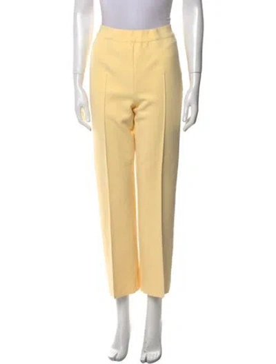 Pre-owned High Sport Straight Leg Pants W/ Tags In Yellow