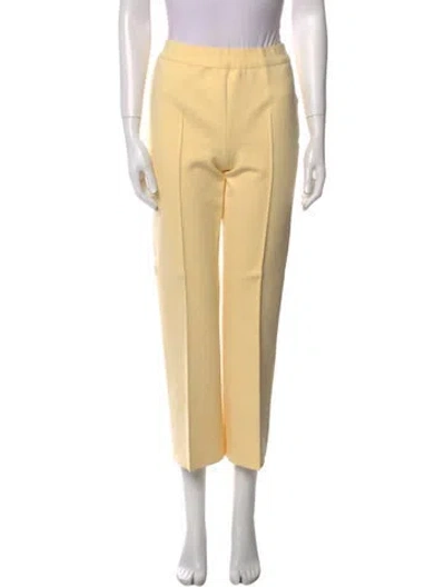 Pre-owned High Sport Straight Leg Pants W/ Tags In Yellow