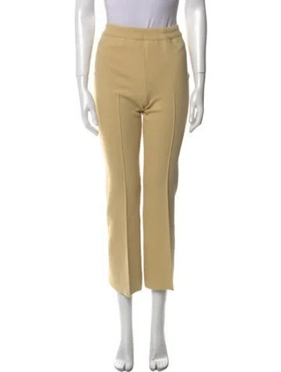 Pre-owned High Sport Straight Leg Pants W/ Tags In Yellow