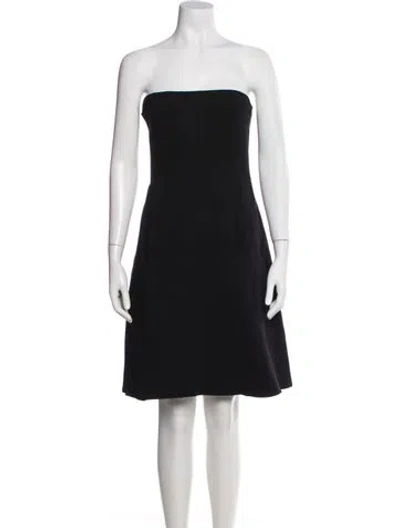 Pre-owned High Sport Strapless Mini Dress In Blue