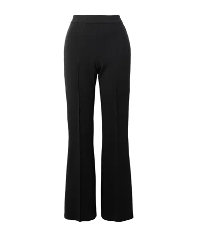 High Sport Stretch-cotton Flared Pants In Black