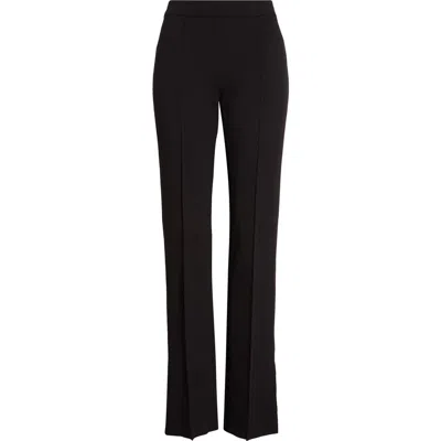 High Sport Theo High Waist Mini Check Bootcut Pants In Black