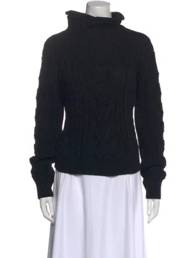 Pre-owned High Sport Turtleneck Sweater In Black