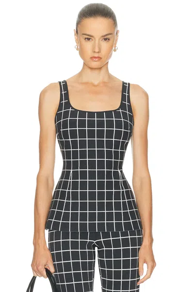 HIGH SPORT TWO TONE WINDOWPANE INNA TOP