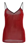 High Sport Tyler Knit Camisole Top In Red