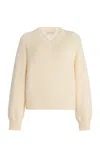 High Sport Veronica Cotton Sweater In Ivory
